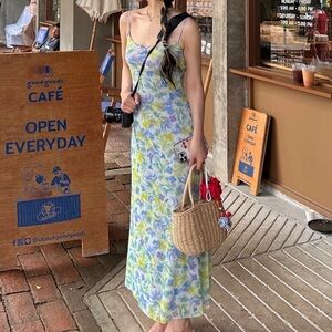 New with Tags Zara Tulle Floral Midi Dress Size S